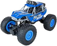 Sunnydaze Monster Truck Remote Control Car - 1:16 Scale - Pivoting Tires - Birthday for Kids Ages 6+