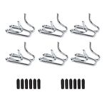 6 Pack Extra Links Prong Collar for Dog- Replacement 4.0mm Stainless Steel Pinch Collar for Dogs Links Extra Training Collar Links Fit 3.8mm Thickness Measure