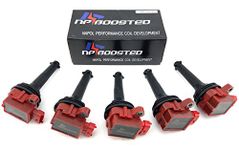 Set 5 Pcs Ignition Coils For Volvo C70 S60 S70 S80 V70 XC70 XC90 2.3L 2.4L 2.5L