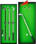 Stocking Stuffers for Men Adults, Funny Gifts for Dad Husband Him Boyfriend Golfers, Golf gifts for Men, Cool Stuff Gifts Ideas Mini Desktop Golf Ball Pen Gift Set, Mens Christmas White Elephant Gifts