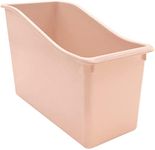 Teacher Created Resources Blush Plastic Book Bin