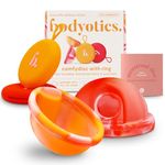 Reusable Menstrual Disc, Wear Up to 12-Hours, Sustainable Period Disc Alternative to Menstrual Cups, Tampons and Pads for Light or Heavy Flows, Leak Proof - Small & Large Sizes