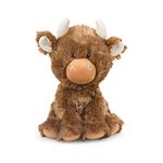 Petface Farmyard Buddies Hetty the Highland Cow Plush Dog Toy