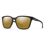 SMITH Shoutout Sunglasses – Performance Sports Active Classic Sunglasses – For Men & Women – Matte Black + Bronze ChromaPop Polarized Mirror Lenses