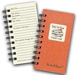 Write it Down Series by Journals Unlimited, Guided Journal, Books I've Read, A Reader's Journal, Mini-Size 3”x5.5”, Orange Hard Cover, Made in USA