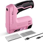 WORKPRO Cordless Staple Gun | 2 in 1 Electric Nail Gun with 1000pcs Staples and 1000pcs Nails | Lightweight Electric Stapler with Triple Safety Mechanism | Ideal for Upholstery, Roofing, Carpeting