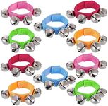 10Pcs Wrist Bells 5 Colors Multicol