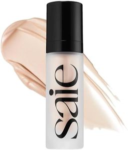 Saie Glowy Super Gel - Hydrating Makeup Primer and Illuminating Glow Serum Enriched with Vitamin C and Squalane Oil - All-Over Liquid Highlighter Makeup for Instant Glass Skin - Starglow (1 oz)
