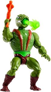 MASTERS OF THE UNIVERSE Origins Kobra Khan Actionfigur - 16 bewegliche Gelenke, Retro-Verpackung und Mini-Comic-Heft, für Fans ab 6 Jahren und Erwachsene Sammler, HKM65