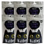 Kittos Salmon Rings Cat Treats for Training & Rewards - Protein-Rich, Highly Digestible, Healthy & Tasty Snacks for All Life Stages, 35 gm Each (Pack of 6)