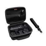 XANAD Black Case for Sony ZV-1/Sony ZV-1F Camera with Vlogger Accessory Kit Tripod (GP-VPT2 BT) and Microphone