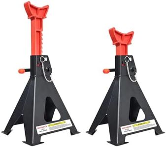 NUCHOICE 3 Ton Jack Stands with Double Locking Pins, Heavy Duty 6,600 lbs Capacity, Pair for Lifting SUVs, Pickup Trucks, Cars, UTVs/ATVs