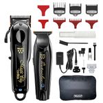 Wahl Cordless Barber Combo™ Clipper & Trimmer Bundle, Titanium Diamond Like Coated Blade, Lithium Long Life Battery, Salon & Barber Quality, Powerful Motor, Ultimate Quality