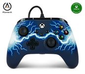 PowerA Advantage Wired Controller for Xbox Series X|S - Arc Lightning, gamepad, wired video game controller, gaming controller, Xbox Series X|S