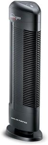 Ionic Pro Turbo (TA550) Ionic Air Purifier Tower for Home, Quiet Ionic Filterless Design, Covers Up to 600 Sq. Ft., Removes Odors, Smoke, Dust, and Allergens – Black