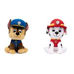 GUND Paw Patrol Official Soft Dog Themed Cuddly Plush Toy Chase 6-Inch Soft Play Toy & Paw Patrol Official Soft Dog Themed Cuddly Plush Toy Marshall 6-Inch Soft Play Toy