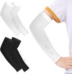 TriLok™ Children's Arm Sleeves Set - UV Shield - 2 Pairs, White & Black