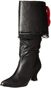 Ellie Shoes Women's 253 Morgan Slouch Boot, Black Polyurethane, 10 M US