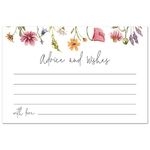 Wildflower Advice Wishes Cards - 48 Cards