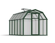 Palram Canopia 6x10 ft Eco Grow Greenhouse with Resin Frame - Green