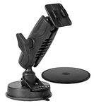 ARKON Sticky Suction Windshield or Dash Car Mounting Pedestal Smartphone and Tablet Holders