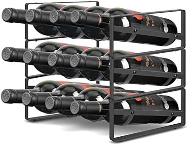 3 Tier Wine Rack，Tabletop Stackable Wine Rack Freestanding Wine Racks Countertop for Kitchen Pantry Cabinet for Kitchen, Bar, Pantry, Wine Cellar, Basement, Countertop, Cabinet