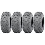 19x7.00-8 Quad ATV Tyres Wanda P330 Tubeless E Marked Road Legal 28J (Set of 4)