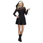 Fun World Women Costumes Sexy Sister Adult, Black, L/XL US