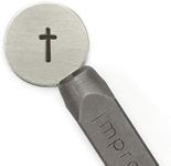 ImpressArt - Cross Signature Design Metal Stamp, 6mm