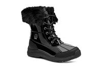 UGG Women's Adirondack Boot Iii Patent Snow, Black, 7.5