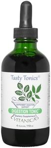 Vitanica Digestion Tonic, Gas and Bloating Relief Supplement, Organic, Improve Digestive Function & Gut Health, for Women & Men, Peppermint Oil Fennel Ginger & Aloe Vera Vegan, 4 Oz