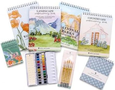 Bailey Rae Studio Ultimate Watercolor Painting Bundle with Books & Supplies