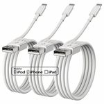 iPhone Charger Cable 1M, 3Pack Apple MFi Certified iPhone Lightning to USB Cable 1Meter, Fast iPhone Charging Wire Apple Lead for iPhone 13/12/11 Pro/11/XS MAX/XR/8/7/6s/6/5S/SE iPad Original(3ft)