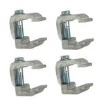 GCi STRONGER BY DESIGN G-16 Pinch Clamps for Inside Mount Tonneau Covers (4 pack). Made in USA with 6000 Series Structural Aluminum. Roll Up, Hard, Soft Covers and Tops on Pickup Trucks