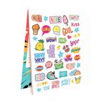 Doodle Sticker Book for Journal with 450+ Cute Stickers | Perfect for Journaling, Scrapbook Projects, Décor & Page Decoration | 450+ Stickers | A5 Book with 10 Pages