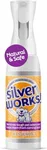 SilverWorks! Pet Odor Eliminator Spray For Home - Safe, Natural, Silver Ion Deodorizer - Cat, Dog Smell And Urine Odor Eliminator For Carpet, Furniture And Litter -16.9oz