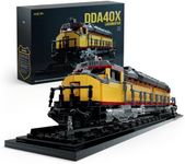 Nifeliz DDA40X Locomotive Building Set with Train Tracks, Collectible Steam Train Building kit Model for Adult Train Lovers, Ideal Gift for Home Décor (1603 PCS, NF10296)