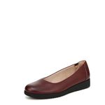 SOUL Naturalizer Women's Classic Ballet Flat, Wine Dark Red, 10