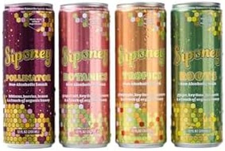 Siponey Non-Alcoholic Cocktails Mix Pack, Drink Mixers, Made With All Real Ingredients, Mocktails, Ready to Drink, RTD, 12 pack