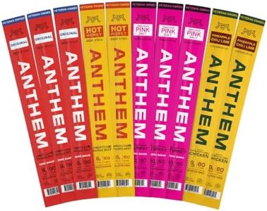 Anthem Snacks Meat Stick Variety Pack, Protein Snacks, 4 Flavors, 20 Sticks