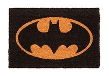 Grupo Erik DC Comics Batman Logo Door Mat | 15.7 x 23.6 inches - 40 x 60 cm | Coconut Coir | Eco Friendly 100% | Indoor Door Mat & Outdoor Door Mat | Batman Gifts