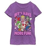 Nintendo Girl's More Fun T-Shirt, L