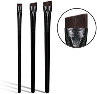 Eyeliner Brush Brow Tint Brushes Eyebrow Brushes Set Fine Angled Point Angled Slanted Tinting Brushes Ultra Thin Flat Makeup Brush Premium Eyebrow Brush Precision Gel Professional Soft Synthetic Hairs