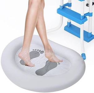 Inflatable Pool Foot Bath Basin, Foot Soaking Bath Basin Foot Bath for Pool Entry Ladder, Pool Foot Wash Basin for Above Ground Swimming Pools Hot Tub Spas, Pool Accessories