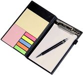 VMP Note Pad/Memo Note Book,Planner, Clip Holder Set of Post Its, Letter Pad, Pen and Page Markers, Office Work Place Essentials