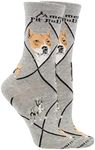 WHD American Pit Bull Socks (Gray, Medium)