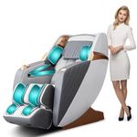 HealthRelife Business Class Full Body Massage Chair with Body Scan Shiatsu Automatic Calf Extension and Calf Kneading Massage (beige)