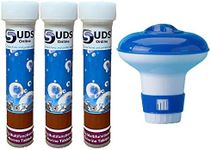 SUDS-ONLINE Chlorine Floating Dispenser with 30 x 20g Tablets for Pools Spa Hot Tub