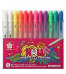 Sakura Gelly Roll pen Moonlight colour with 2 white gel, 12 pen set