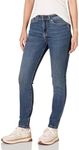 Amazon Essentials Women's High-Rise Skinny Jean, Medium Wash, 16 Short